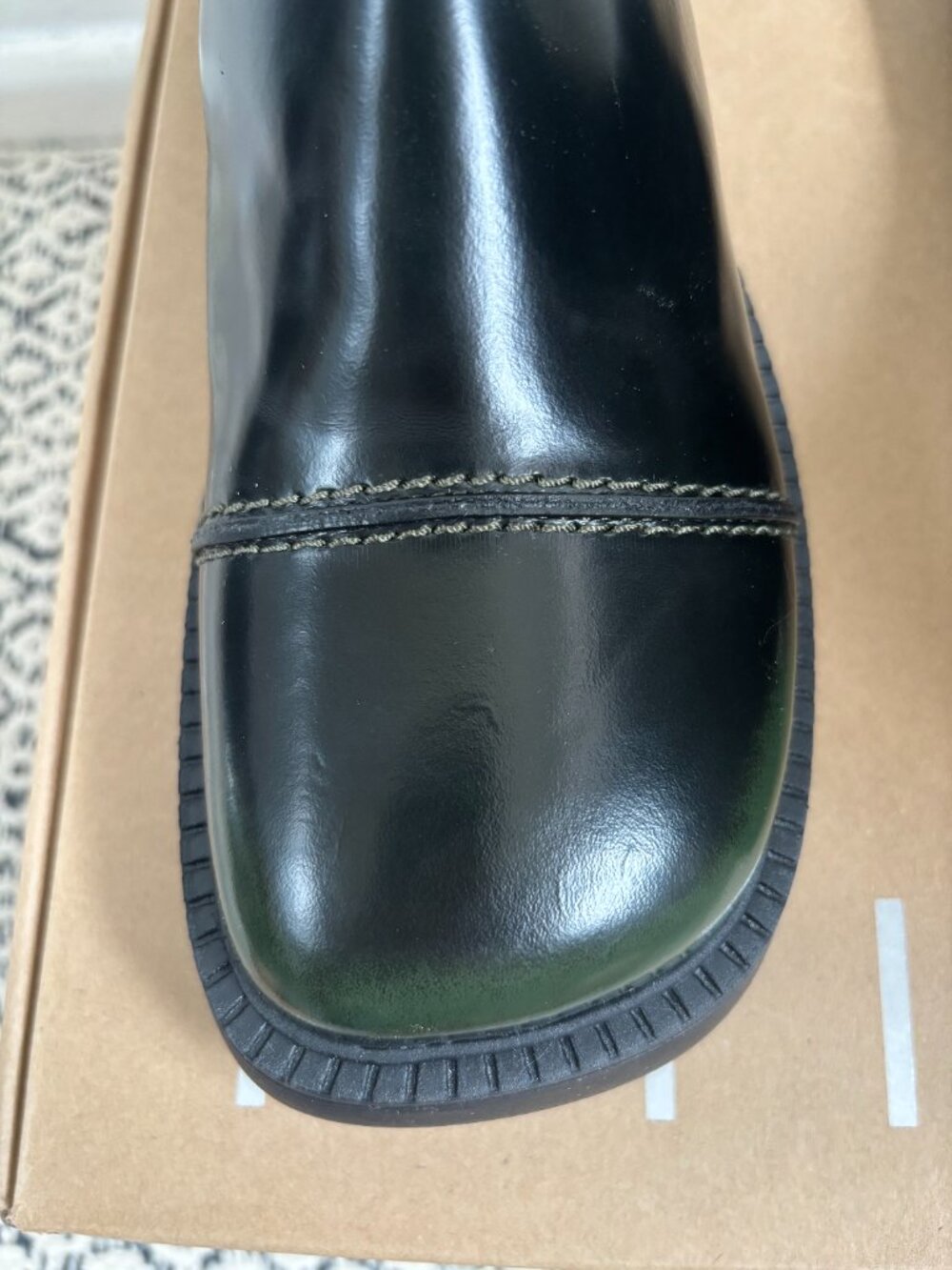 NIB Miista Dahlia Boots - Brush Off Leather, US8.5 - EUR39 - Picture 3 of 7
